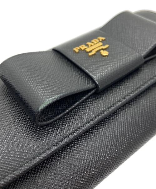 PRADA（プラダ）PRADA (プラダ) サフィアーノ フィオッコ / 長財布 ネイビーの古着・服飾アイテム