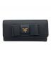 PRADA (プラダ) サフィアーノ フィオッコ / 長財布 ネイビー：13000円