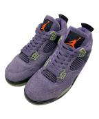 NIKEナイキ）の古着「AIR JORDAN4 RETRO」｜パープル