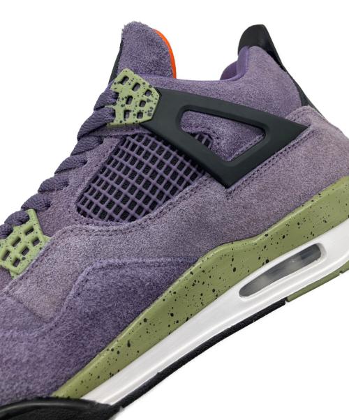 NIKE（ナイキ）NIKE (ナイキ) AIR JORDAN4 RETRO パープル サイズ:26.5cmの古着・服飾アイテム