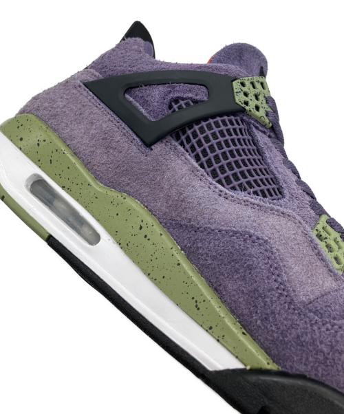 NIKE（ナイキ）NIKE (ナイキ) AIR JORDAN4 RETRO パープル サイズ:26.5cmの古着・服飾アイテム