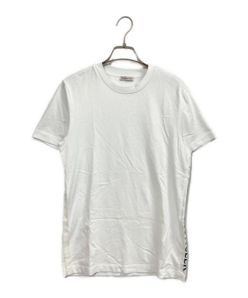 MONCLER（モンクレール）MONCLER (モンクレール) 半袖カットソー ホワイト サイズ:XSの古着・服飾アイテム