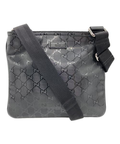 GUCCI（グッチ）GUCCI (グッチ) GGインプリメ ショルダーバッグ ブラックの古着・服飾アイテム
