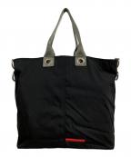 PRADA SPORTSプラダスポーツ）の古着「2WAYトートバッグ」｜ブラック×グレー