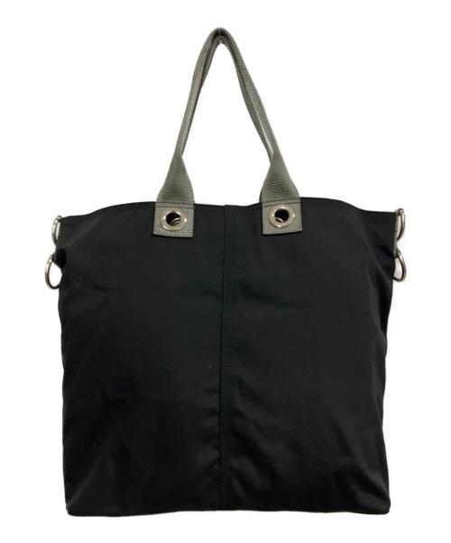 PRADA SPORTS（プラダスポーツ）PRADA SPORTS (プラダスポーツ) 2WAYトートバッグ ブラック×グレーの古着・服飾アイテム