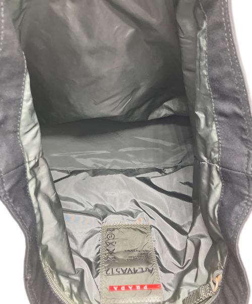 PRADA SPORTS（プラダスポーツ）PRADA SPORTS (プラダスポーツ) 2WAYトートバッグ ブラック×グレーの古着・服飾アイテム