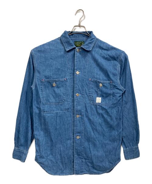 POLO COUNTRY（ポロカントリー）POLO COUNTRY (ポロカントリー) デニムシャツ インディゴ サイズ:Mの古着・服飾アイテム