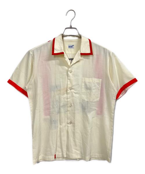 Hamaya（ハマヤ）Hamaya (ハマヤ) 50-60’S スーベニアボーリングシャツ アイボリー サイズ:記載無しの古着・服飾アイテム