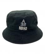 NEIGHBORHOOD×WIND AND SEAネイバーフッド×ウィンダンシー）の古着「バケットハット」｜ブラック