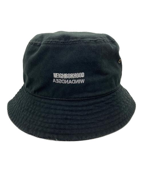 NEIGHBORHOOD（ネイバーフッド）NEIGHBORHOOD (ネイバーフッド) WIND AND SEA (ウィンダンシー) バケットハット ブラック サイズ:FREEの古着・服飾アイテム