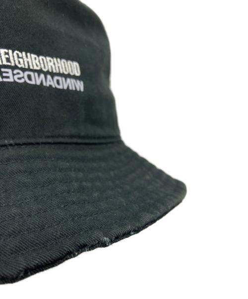 NEIGHBORHOOD（ネイバーフッド）NEIGHBORHOOD (ネイバーフッド) WIND AND SEA (ウィンダンシー) バケットハット ブラック サイズ:FREEの古着・服飾アイテム
