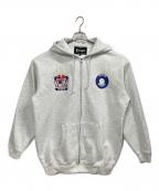 EXAMPLEエグザンプル）の古着「Red Bull Home Ground 2023 × EXAMPLE ZIP HOODIE / ジップパーカー」｜グレー