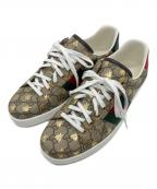 GUCCIグッチ）の古着「Ace GG Supreme Bees / ローカットスニーカー」｜ブラウン