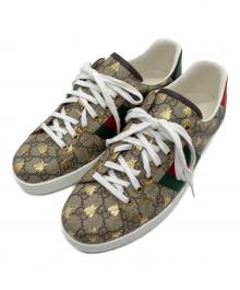 GUCCI（グッチ）の古着「Ace GG Supreme Bees / ローカットスニーカー」｜ブラウン