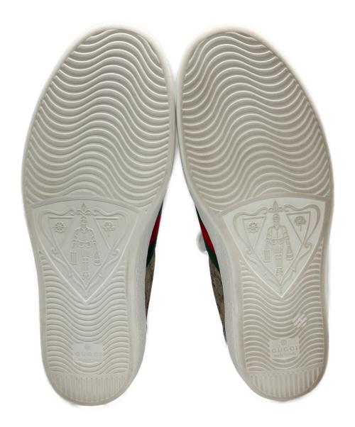 GUCCI（グッチ）GUCCI (グッチ) Ace GG Supreme Bees / ローカットスニーカー ブラウン サイズ:9の古着・服飾アイテム