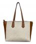 MICHAEL KORS (マイケルコース) トートバッグ ホワイト×ブラウン：9000円