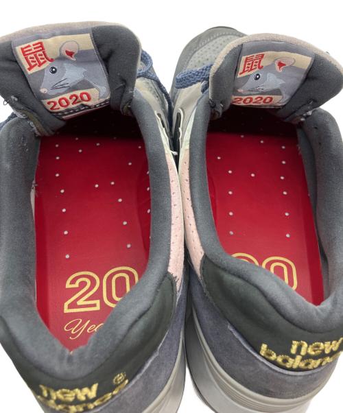 NEW BALANCE（ニューバランス）NEW BALANCE (ニューバランス) 577 'Year of the Rat' M577YOR / ローカットスニーカー グレー×ピンク サイズ:UK8の古着・服飾アイテム