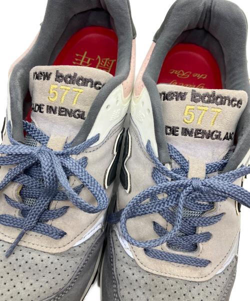 NEW BALANCE（ニューバランス）NEW BALANCE (ニューバランス) 577 'Year of the Rat' M577YOR / ローカットスニーカー グレー×ピンク サイズ:UK8の古着・服飾アイテム