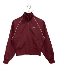 LACOSTE（ラコステ）の古着「ワイド＆ショートトラックジャケット」｜ボルドー