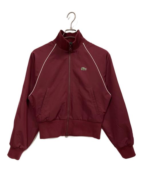 LACOSTE（ラコステ）LACOSTE (ラコステ) ワイド＆ショートトラックジャケット ボルドー サイズ:36の古着・服飾アイテム