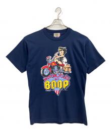 BETTY BOOP（ベティー・ブープ）の古着「プリントT / 半袖カットソー」｜ネイビー