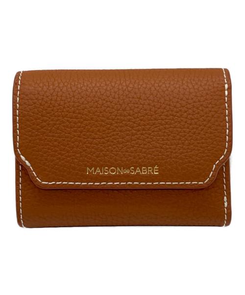 MAISON de SABRE（メゾン ド サブレ）MAISON de SABRE (メゾン ド サブレ) 3つ折り財布 ブラウンの古着・服飾アイテム