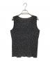 ISSEY MIYAKE (イッセイミヤケ) ノースリーブブラウス ブラック サイズ:M：5000円