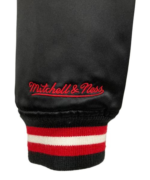 SUPREME（シュプリーム）SUPREME (シュプリーム) MITCHELL & NESS (ミッチェルアンドネス) Satin Varsity Jacket ブラック サイズ:XLの古着・服飾アイテム