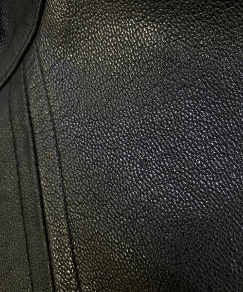 Schott（ショット）Schott (ショット) nano・universe別注 レザー フードパーカー ブラック サイズ:Lの古着・服飾アイテム
