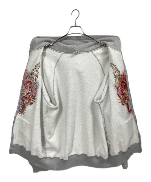 COREFIGHTER（コアファイター）COREFIGHTER (コアファイター) ジップパーカー グレー サイズ:XLの古着・服飾アイテム