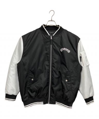 CRONOS MA-1ジャケット 中古・古着通販】CRONOS (クロノス) BLACKLETTER MA-1 JACKET ブラック