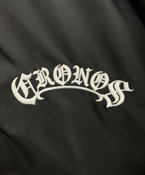 CRONOS（クロノス）CRONOS (クロノス) BLACKLETTER MA-1 JACKET ブラック サイズ:40の古着・服飾アイテム