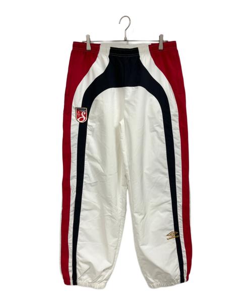 SUPREME（シュプリーム）SUPREME (シュプリーム) UMBRO (アンブロ) UNBRO TRACK PANT / トラックパンツ ホワイト×レッド サイズ:Lの古着・服飾アイテム