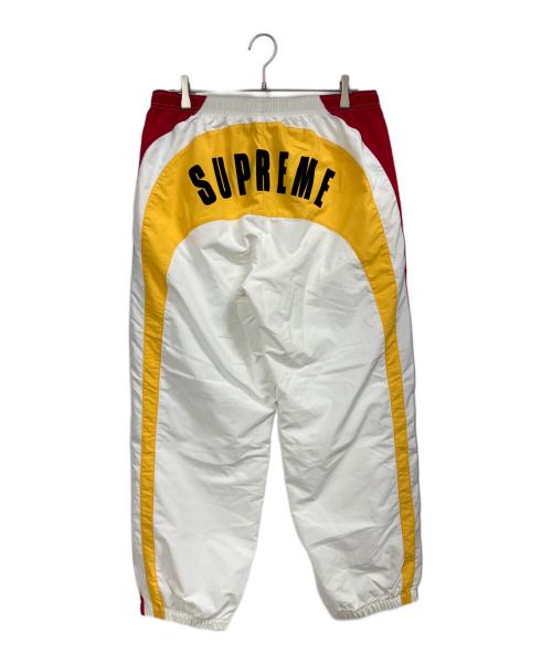 SUPREME（シュプリーム）SUPREME (シュプリーム) UMBRO (アンブロ) UNBRO TRACK PANT / トラックパンツ ホワイト×レッド サイズ:Lの古着・服飾アイテム