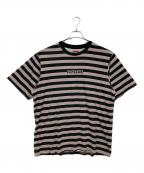 SUPREMEシュプリーム）の古着「Reverse Stripe S/S Top / 半袖カットソー」｜ベージュ