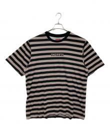 SUPREME（シュプリーム）の古着「Reverse Stripe S/S Top / 半袖カットソー」｜ベージュ