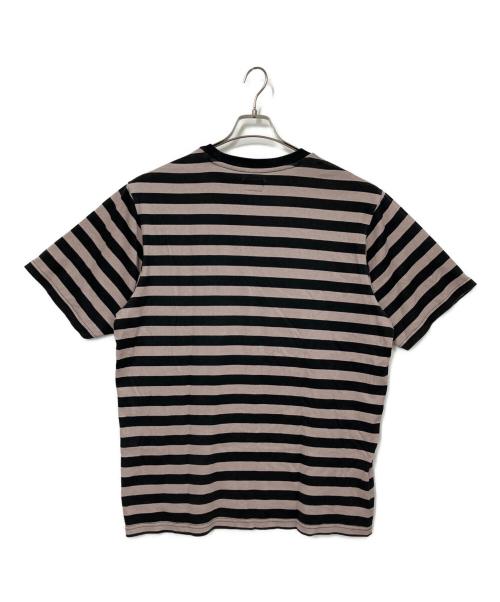 SUPREME（シュプリーム）SUPREME (シュプリーム) Reverse Stripe S/S Top / 半袖カットソー ベージュ サイズ:Lの古着・服飾アイテム