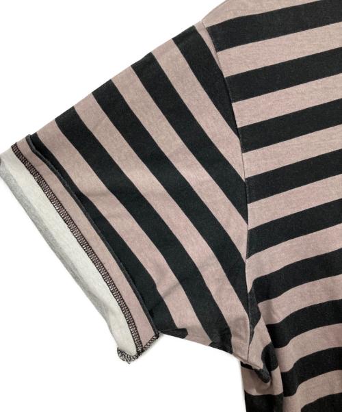 SUPREME（シュプリーム）SUPREME (シュプリーム) Reverse Stripe S/S Top / 半袖カットソー ベージュ サイズ:Lの古着・服飾アイテム