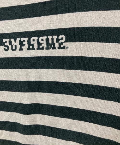 SUPREME（シュプリーム）SUPREME (シュプリーム) Reverse Stripe S/S Top / 半袖カットソー ベージュ サイズ:Lの古着・服飾アイテム