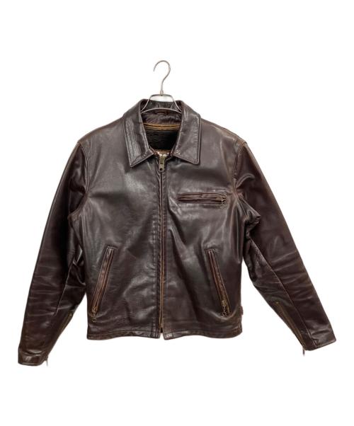 Schott（ショット）Schott (ショット) レザージャケット ブラウン サイズ:36の古着・服飾アイテム