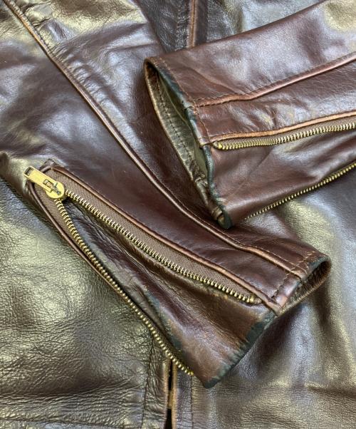 Schott（ショット）Schott (ショット) レザージャケット ブラウン サイズ:36の古着・服飾アイテム