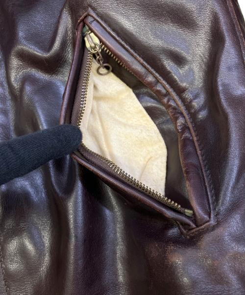 Schott（ショット）Schott (ショット) レザージャケット ブラウン サイズ:36の古着・服飾アイテム