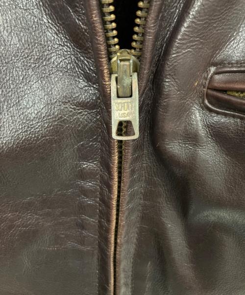 Schott（ショット）Schott (ショット) レザージャケット ブラウン サイズ:36の古着・服飾アイテム