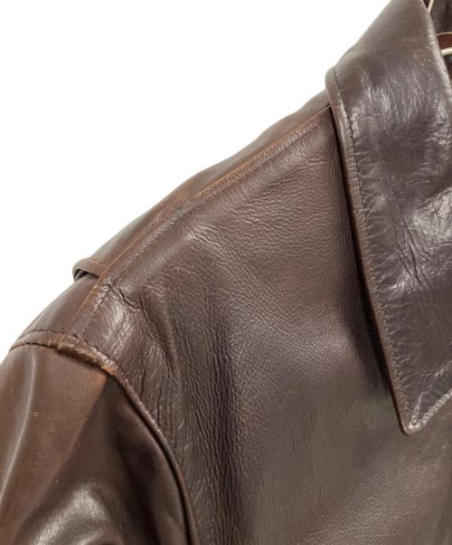 Schott（ショット）Schott (ショット) レザージャケット ブラウン サイズ:36の古着・服飾アイテム