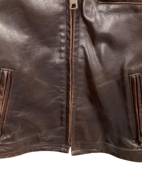 Schott（ショット）Schott (ショット) レザージャケット ブラウン サイズ:36の古着・服飾アイテム