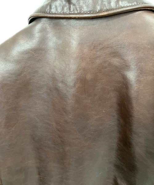 Schott（ショット）Schott (ショット) レザージャケット ブラウン サイズ:36の古着・服飾アイテム