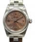 ROLEX（ロレックス）の古着「オイスター パーペチュアル 24 レディ Ref.76080 OYSTER PERPETUAL LADY Ref.76080 ピンク文字盤」｜ピンク文字盤
