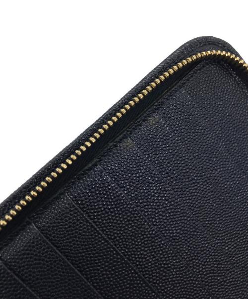 Saint Laurent Paris（サンローランパリ）Saint Laurent Paris (サンローランパリ) 長財布 ネイビーの古着・服飾アイテム