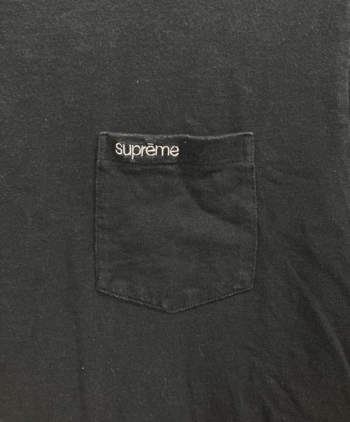 SUPREME（シュプリーム）SUPREME (シュプリーム) S/S Pocket Tee Supreme / 半袖Tシャツ ブラック サイズ:Sの古着・服飾アイテム