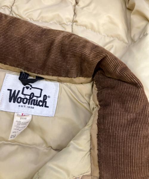WOOLRICH（ウールリッチ）WOOLRICH (ウールリッチ) 70~80'Sダウンジャケット ベージュ サイズ:Lの古着・服飾アイテム